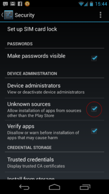 android หาย