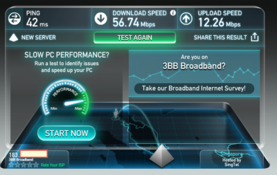 speedtest 3bb