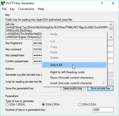 public key