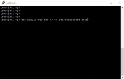 public key
