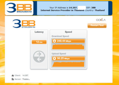 speed test 3bb